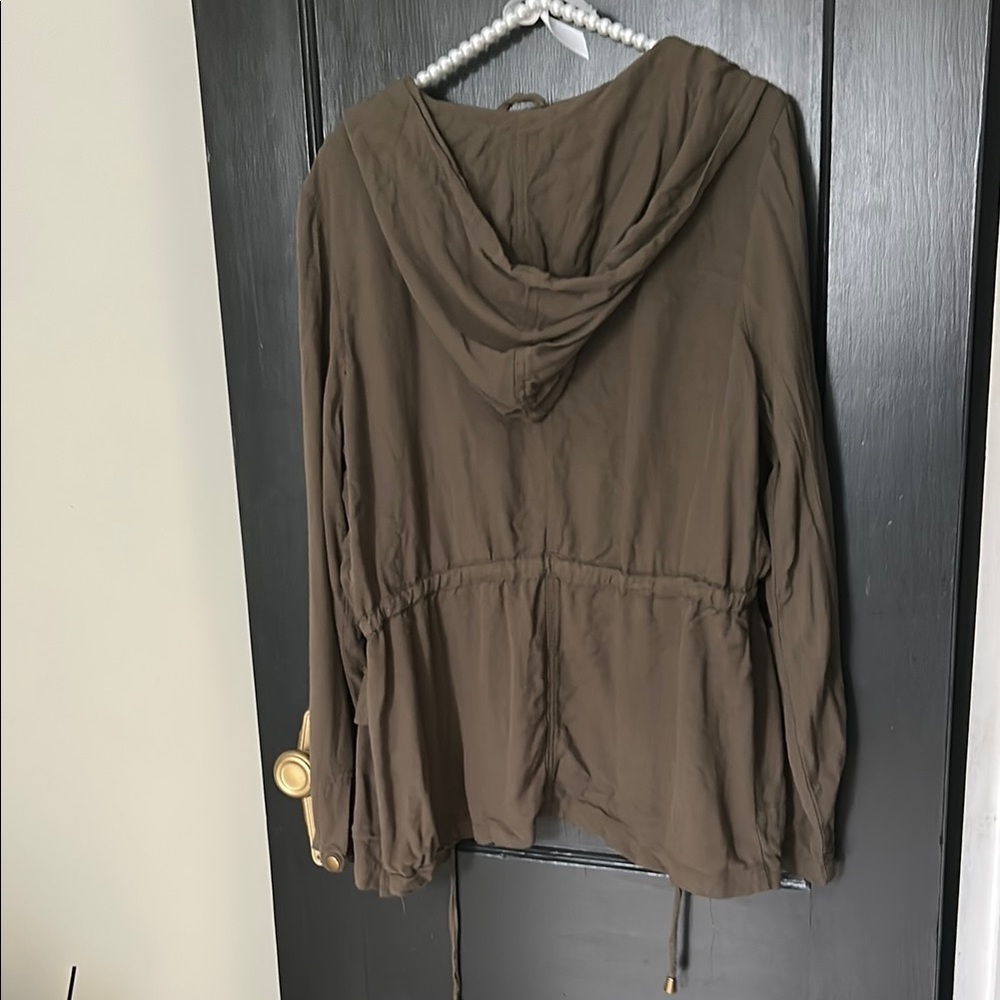 Women's Army Green Jacket - Picture 4 of 4